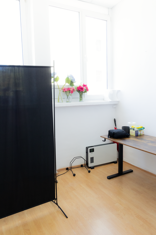 Studio foto de închiriat București — exemplu de cadru din studio